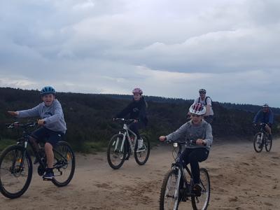 Mountain biking track roads